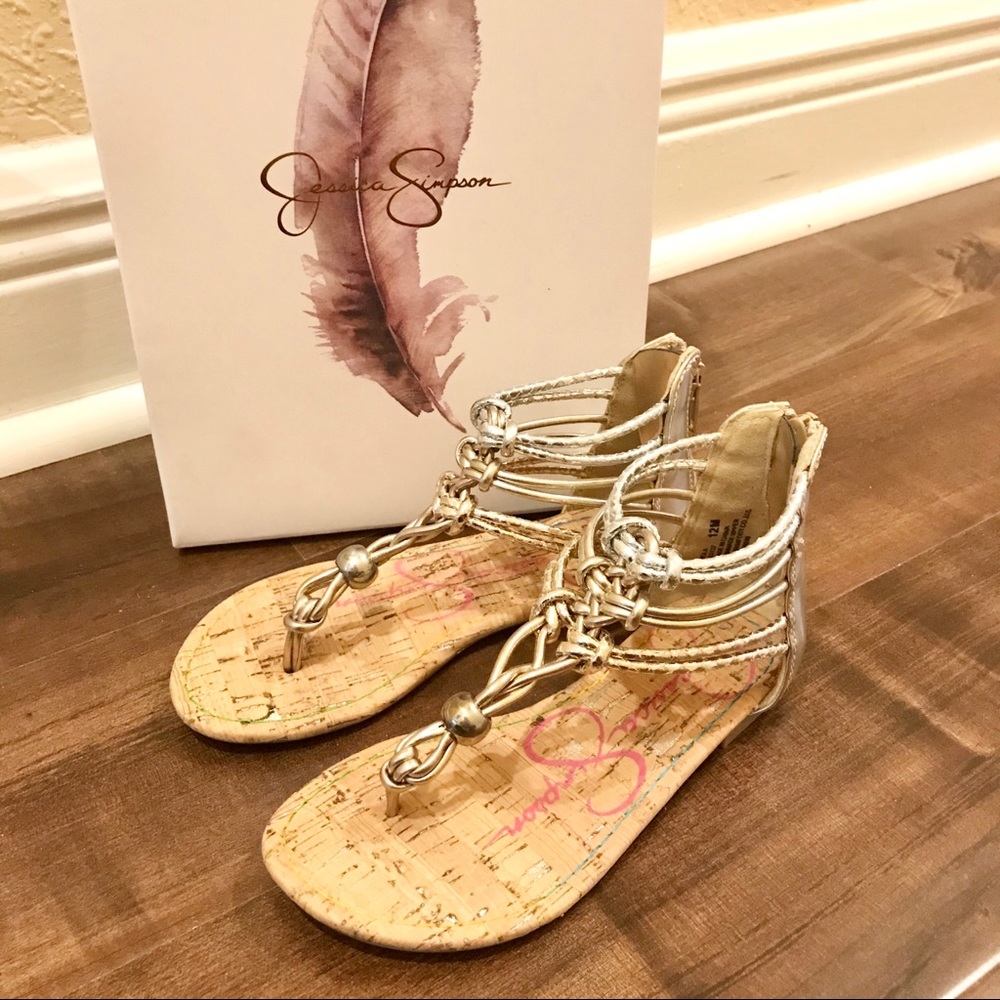 Brand New Jessica Simpson Girls Sandal Size 12